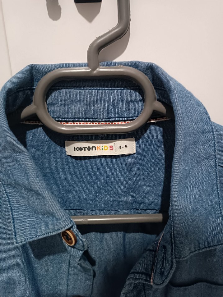 Mavi Fermuarlı Sokak Tarzı Erkek Çocuk Ceketi - Görsel 5