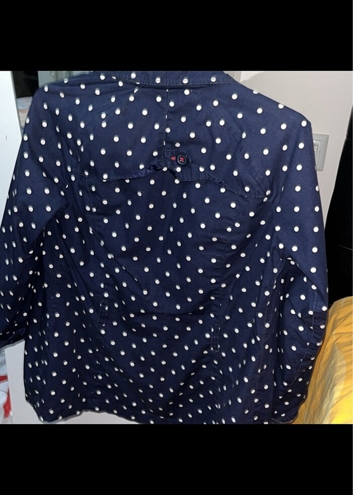 Kız çocuk trençkot - Görsel 3