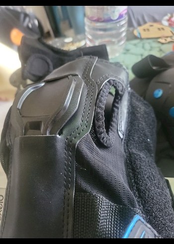 çökelek Mavi Desenli Motosiklet Dizlikleri - Görsel 2