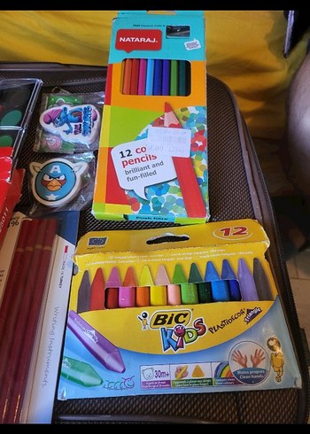 Renkli Suluboya ve Kırtasiye Seti - Görsel 6