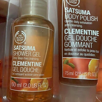 Beden The body shop duş jeli ve kremi
