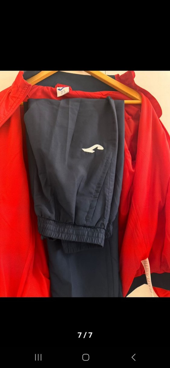 Joma Kırmızı Fermuarlı Spor eşofman takimi - Görsel 5
