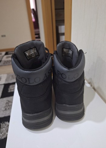 u.s polo marka Siyah Spor Tarz Erkek Kauçuk Bot - Görsel 3