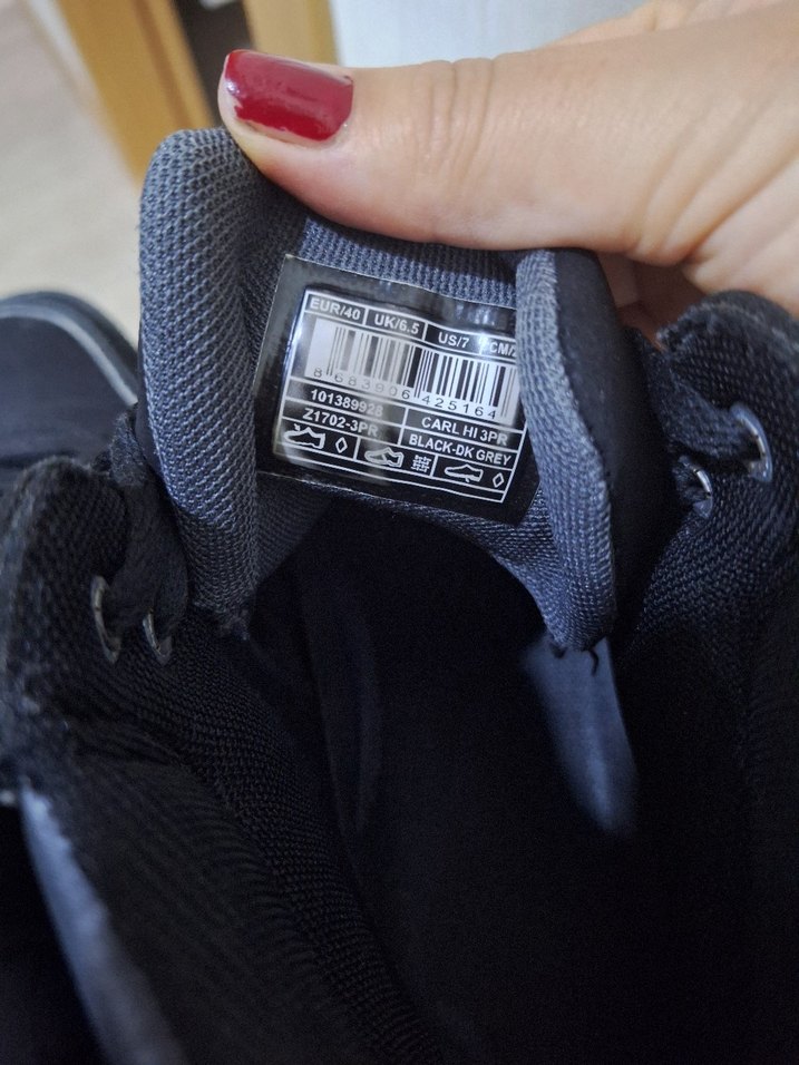 u.s polo marka Siyah Spor Tarz Erkek Kauçuk Bot - Görsel 5