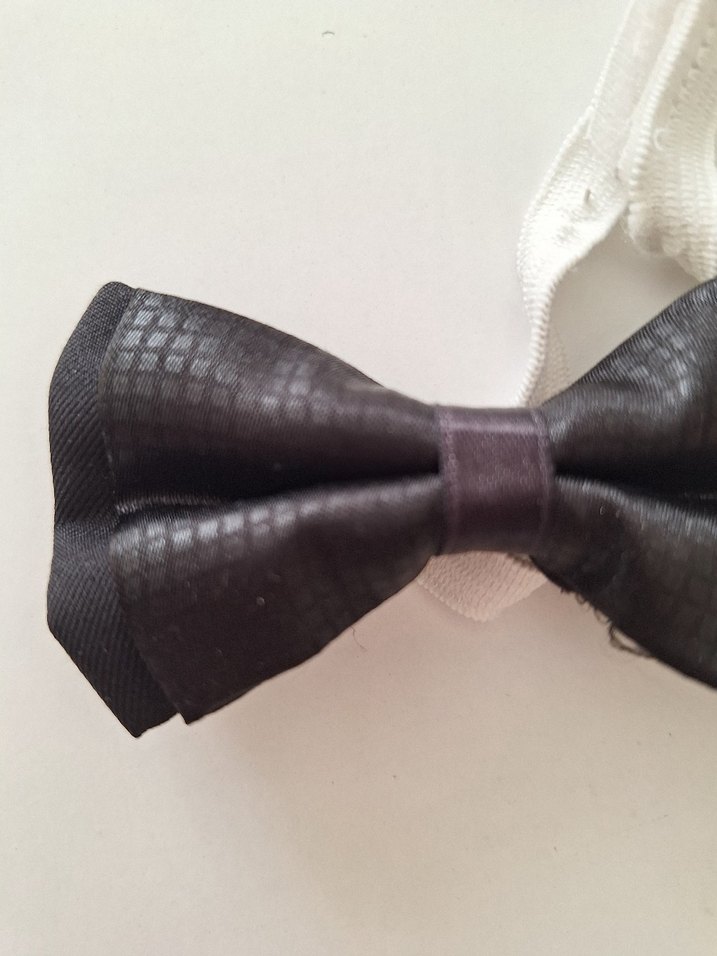 Klasik Siyah Yılan Desenli çocuk Papyon - Görsel 2