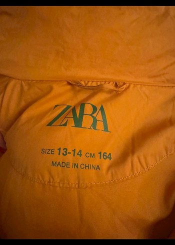 zara Turuncu Erkek Çocuk Şişme Mont - Görsel 2