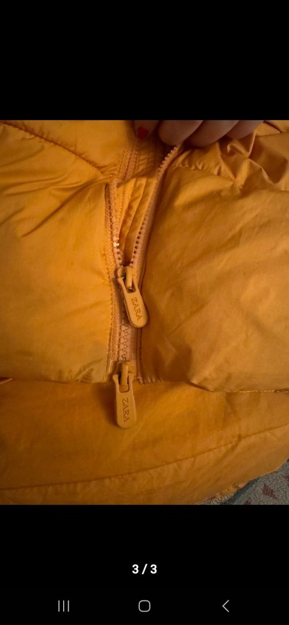 zara Turuncu Erkek Çocuk Şişme Mont - Görsel 3
