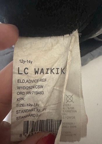 LCW marka Erkek Çocuk Gri kar Eldiveni - Görsel 7