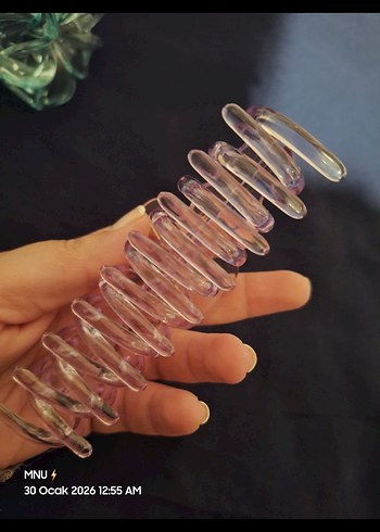 Pastel Renkli Simli Vintage Saç Tokaları - Görsel 2