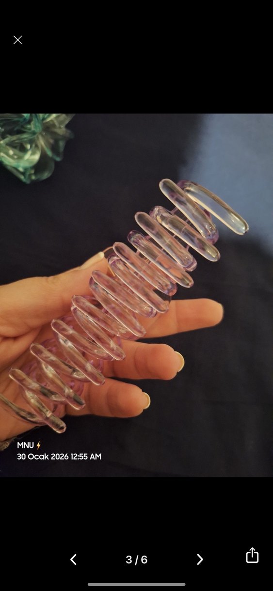 Pastel Renkli Simli Vintage Saç Tokaları - Görsel 2