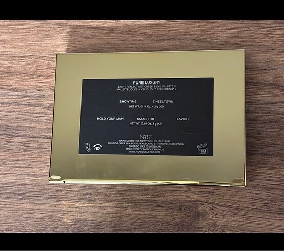  Beden Renk Nars Pure Luxury Yüz ve Göz Paleti