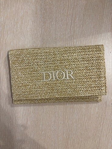 Dior Hasır Makyaj Çantası
