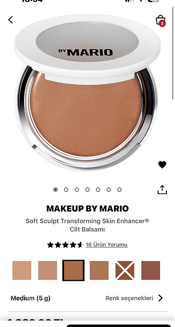 Makeup By Mario Krem Bronzer Medium