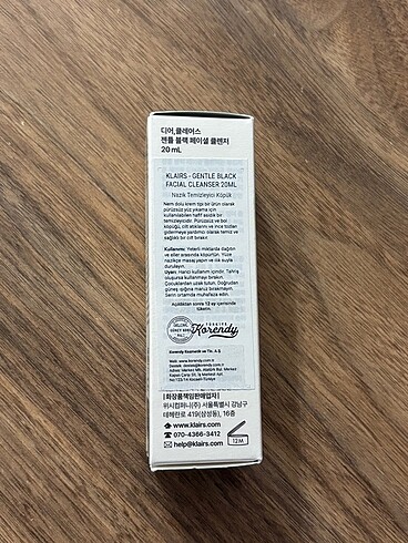 Beden Klairs Bitkisel Temizleyici 20 ml