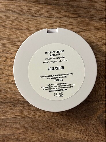 Beden Renk Makeup By Mario Krem Allık Rose Crush