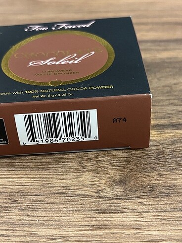 Beden Renk Too Faced Chocolate Soleil Bronzer
