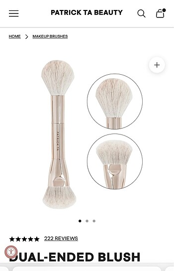 Sephora Patrick Ta 03 Dual Ended Allık Fırçası