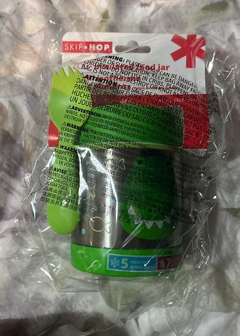 Skip Hop Yeşil D Desenli Çocuk Termosu - Görsel 2