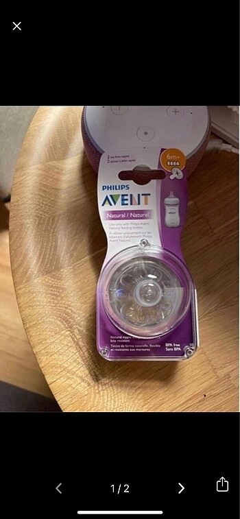 Avent soothie biberon baslıgı 4 numara