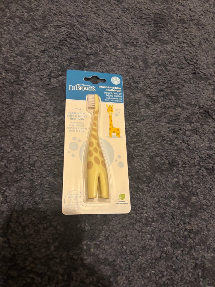 Dr. Brown's Sarı Zürafa Diş Fırçası - Görsel 2