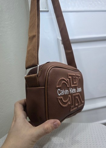 Kahverengi Deri Kadın Çapraz Çanta - Görsel 2