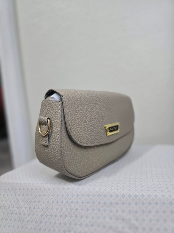 Bej Deri Kadın Çanta - Görsel 2