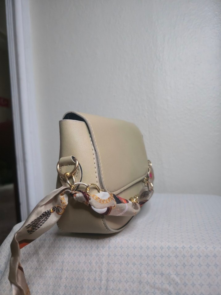 Bej Tokalı Kadın Çanta - Görsel 2