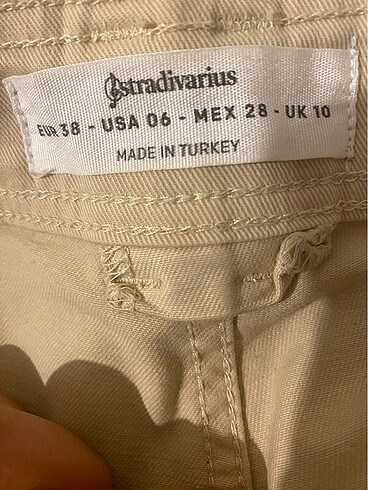 38 Beden camel Renk stradivarius pantolon