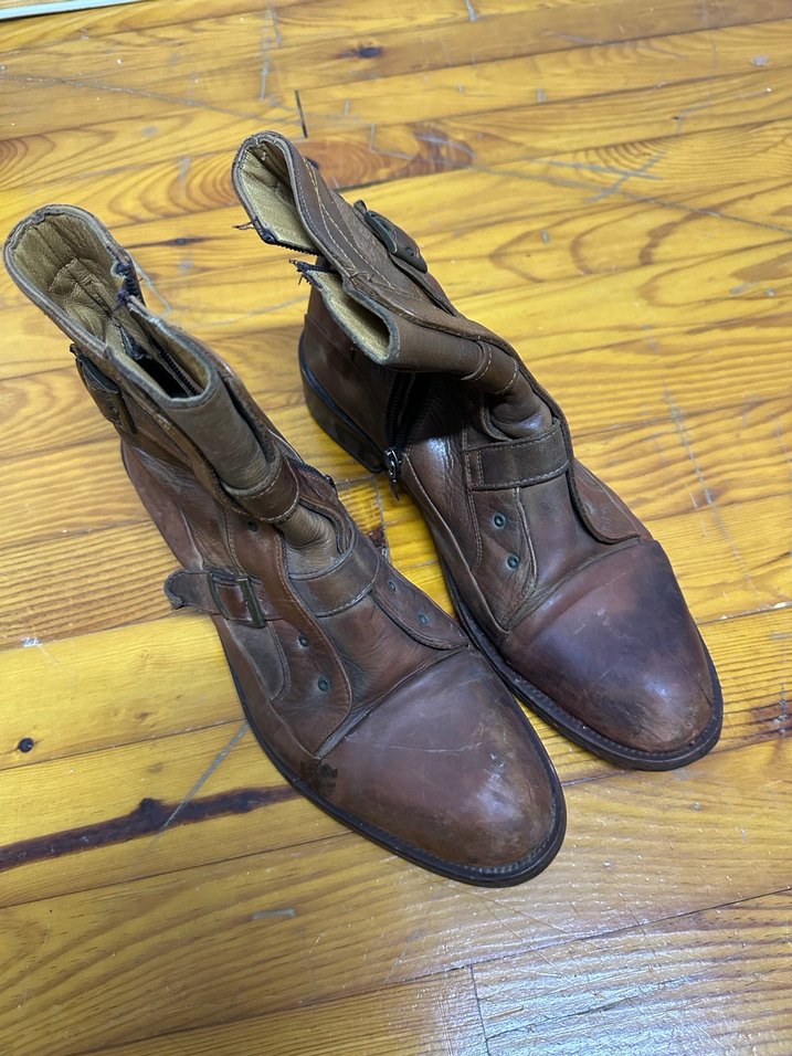 Erkek Kahverengi Gerçek Deri Bot - Görsel 2