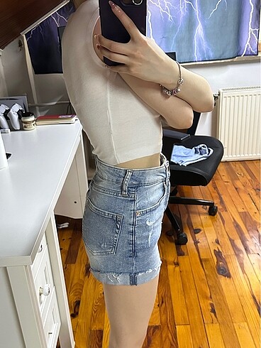 xs Beden mavi Renk H&M Kot Şort