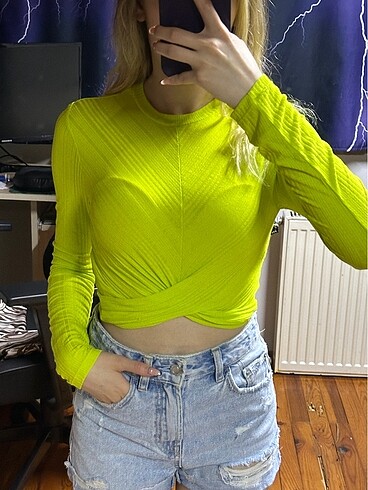 H&M Neon Bluz