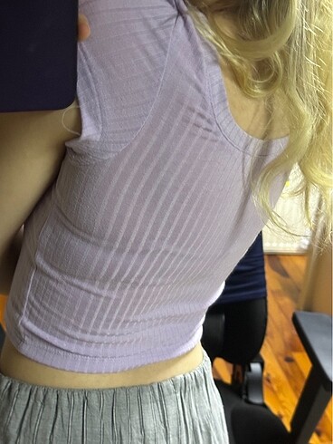 s Beden mor Renk Addax Lila Crop