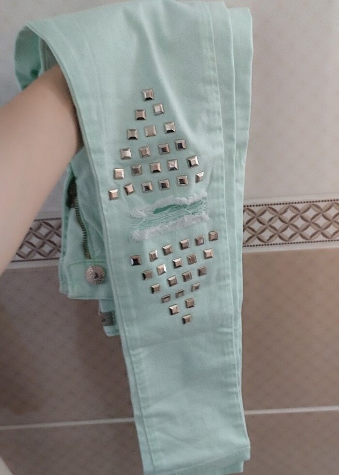 Kız çocuk pantolon - Görsel 4