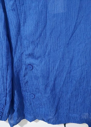 Mavi Kadın Keten Blazer Ceket - Görsel 9