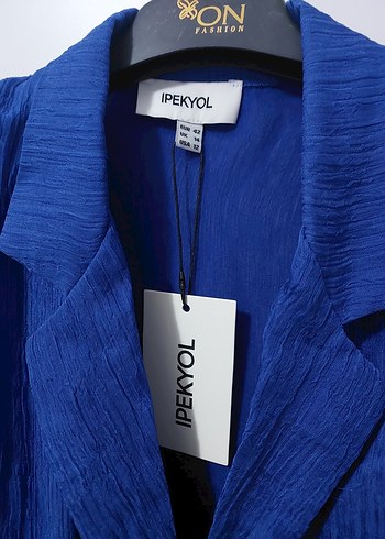 Mavi Kadın Keten Blazer Ceket - Görsel 6