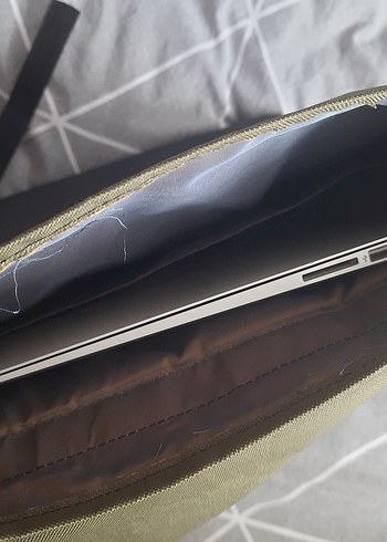 Su Geçirmez Haki Laptop Bölmeli Sırt Çantası - Görsel 11