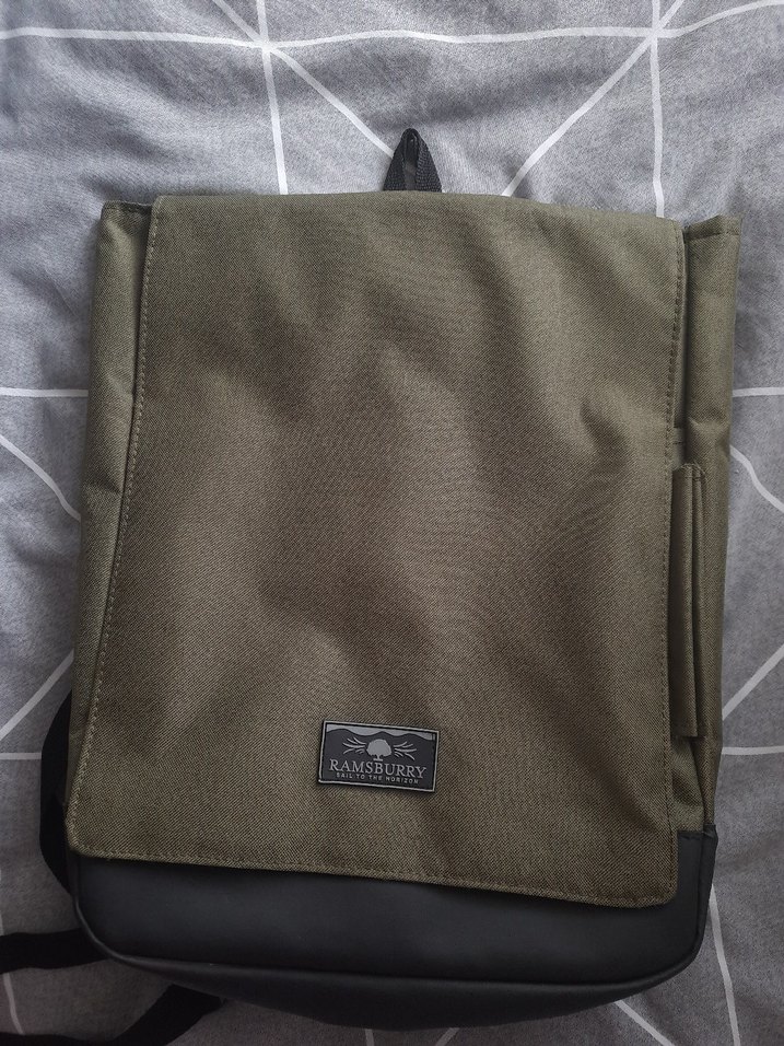 Su Geçirmez Haki Laptop Bölmeli Sırt Çantası - Görsel 2