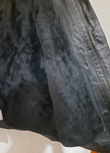 Erkek Hakiki Deri Mont - Görsel 5