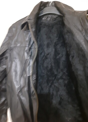 Erkek Hakiki Deri Mont - Görsel 6