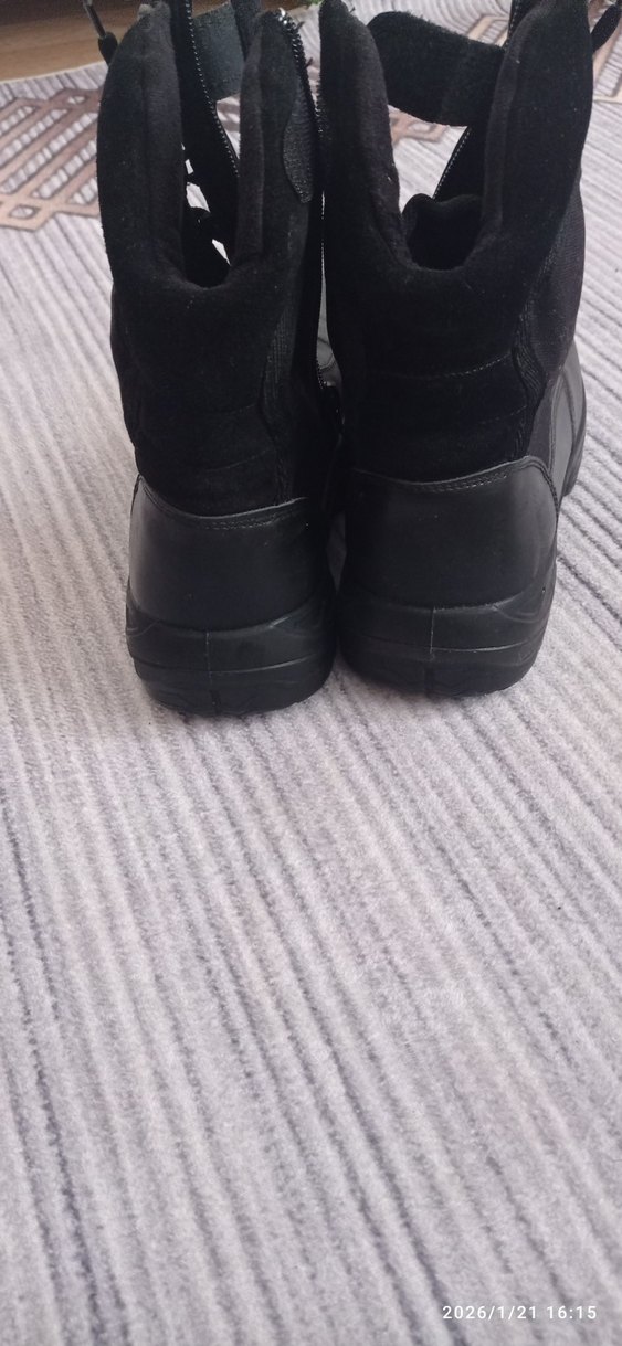 Siyah Kemerli Gotik Erkek Bot - Görsel 2