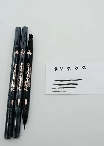 Diğer Siyah Çift Uçlu Eyeliner Kalemi