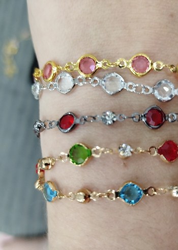 Çelik Taşlı bileklik - Görsel 4