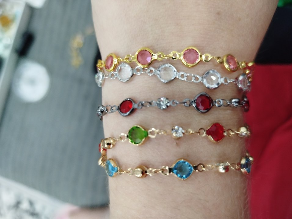 Çelik Taşlı bileklik - Görsel 4