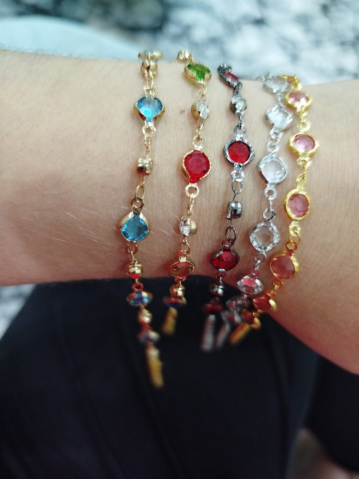 Çelik Taşlı bileklik - Görsel 3