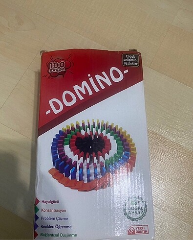 100 Parça Domino Kutu Oyunu