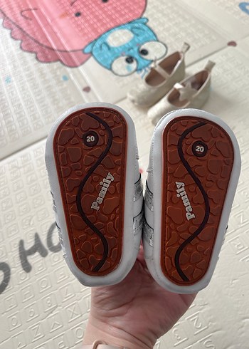 Kız Çocuk Beyaz Cırt Cırtlı İlk Adım Ayakkabısı - Görsel 8