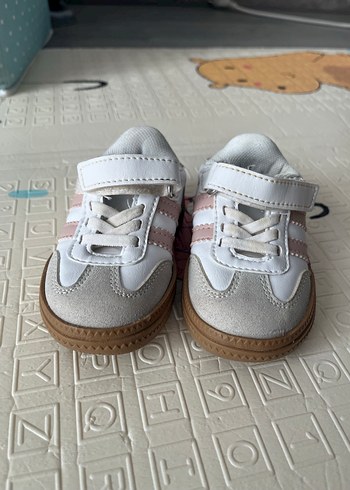 Kız Çocuk Beyaz Cırt Cırtlı İlk Adım Ayakkabısı - Görsel 3