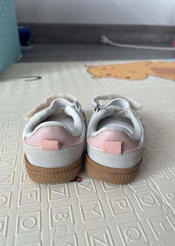 Kız Çocuk Beyaz Cırt Cırtlı İlk Adım Ayakkabısı - Görsel 4