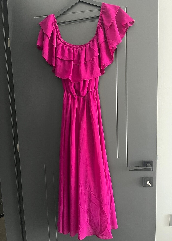 Şifon elbise - Görsel 2