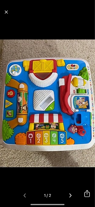 Fisher Price eğlenceli masa aktivite masası